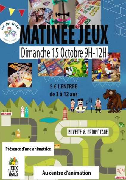Après midi Jeu au centre d'animation
